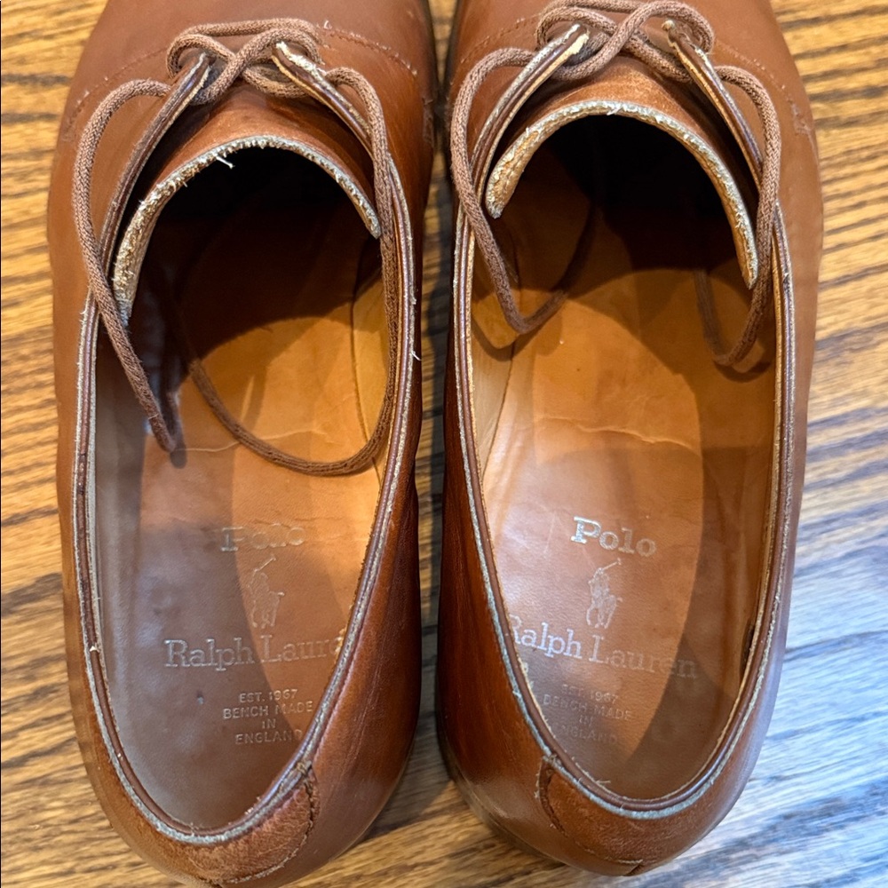 Men’s Polo Ralph Lauren Leather Dress Shoes - Picture 3 of 5